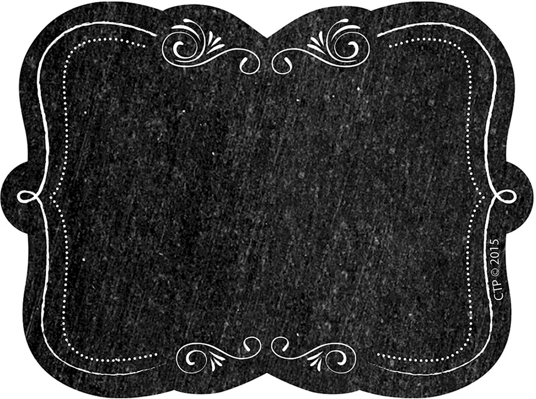 Черная табличка для надписи