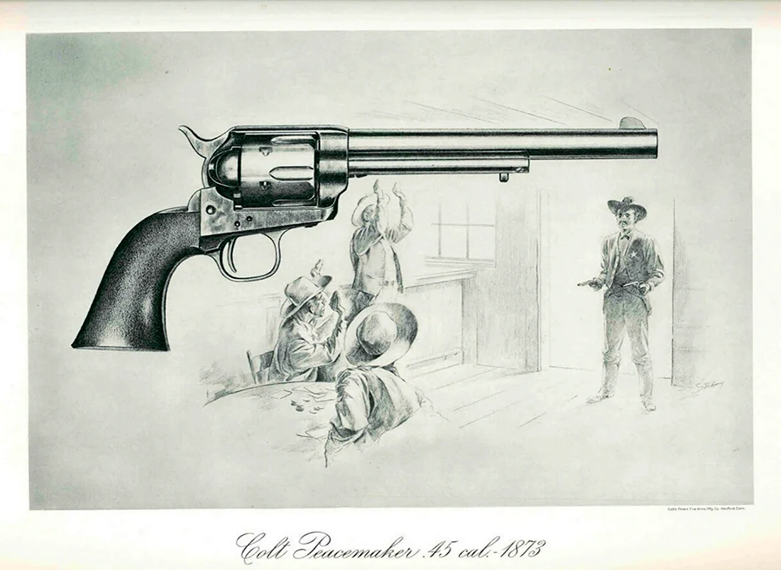 Colt Peacemaker 1873 Blueprint