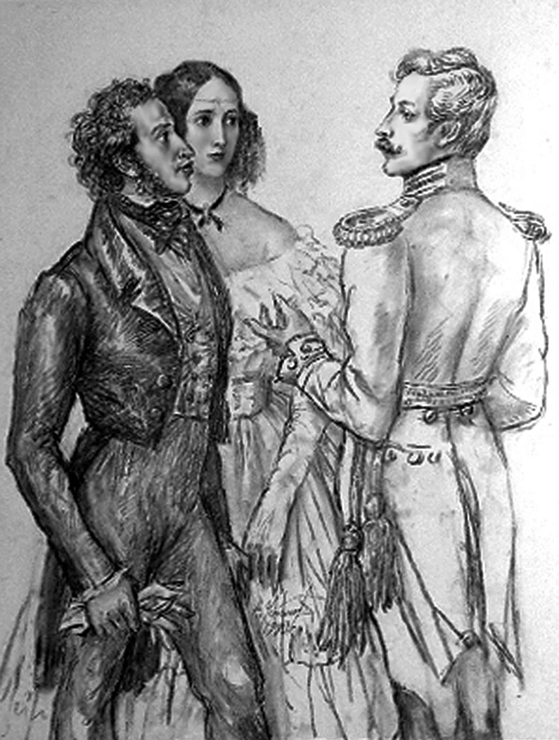 Дантес и Пушкин