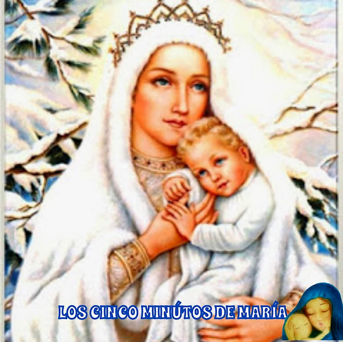Дева Мария Снежная икона