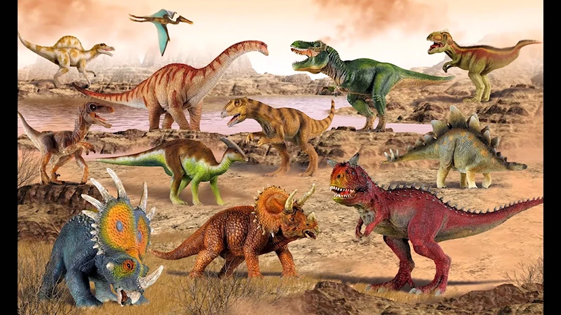 Динозавры хищники и травоядные