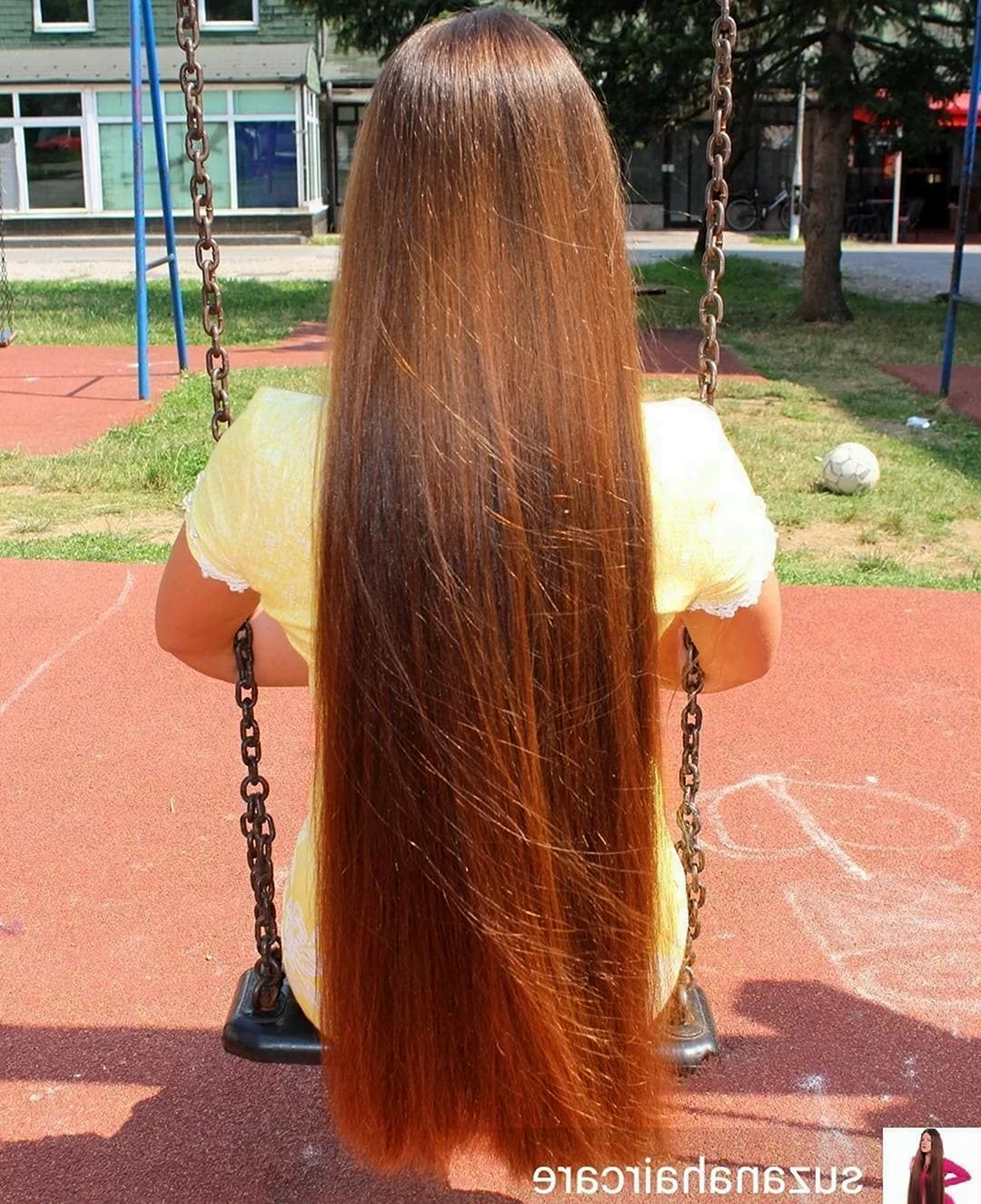Длинные редкие волосы