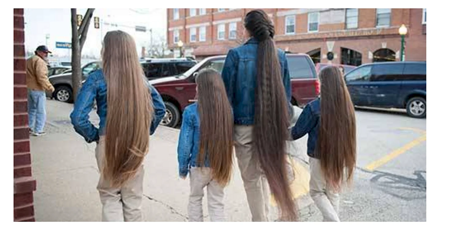 Длинные волосы у детей