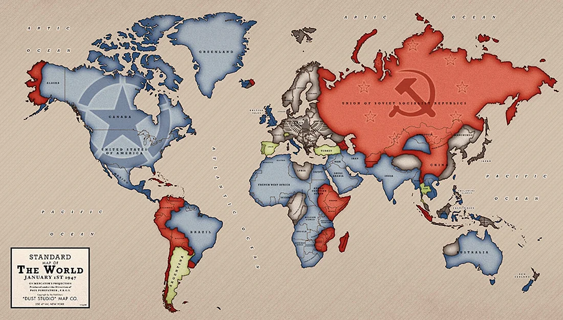 Dust 1947 карта мира