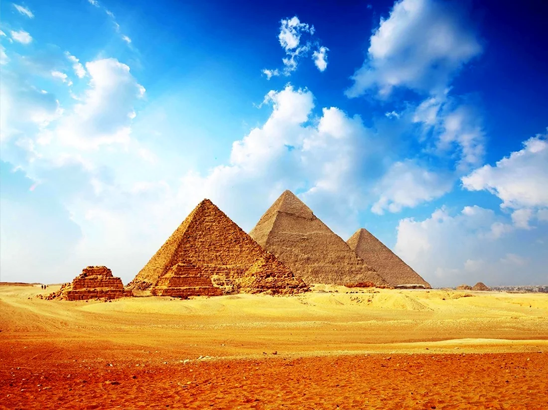 Египет пирамиды Нил