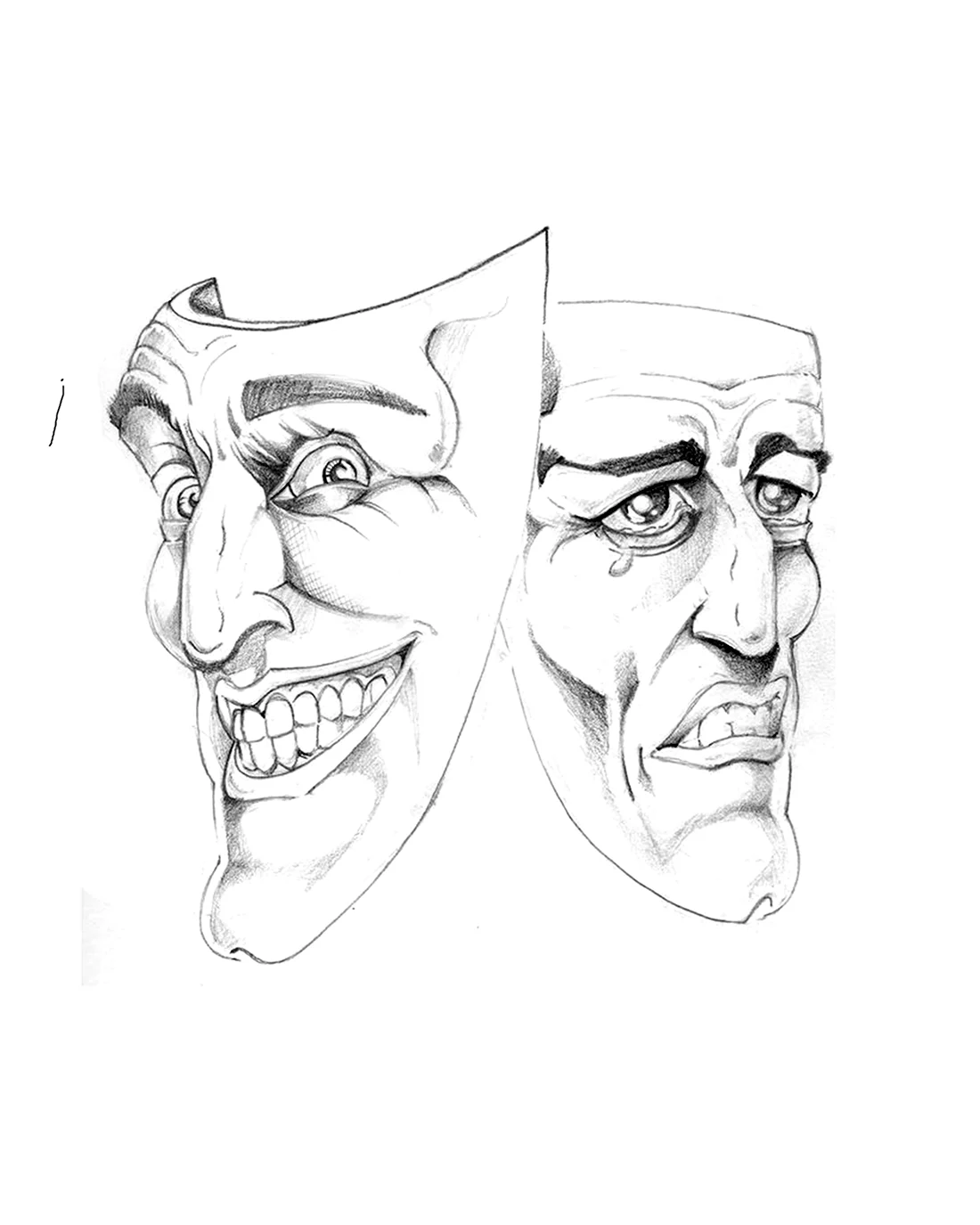Эскиз театральной маски