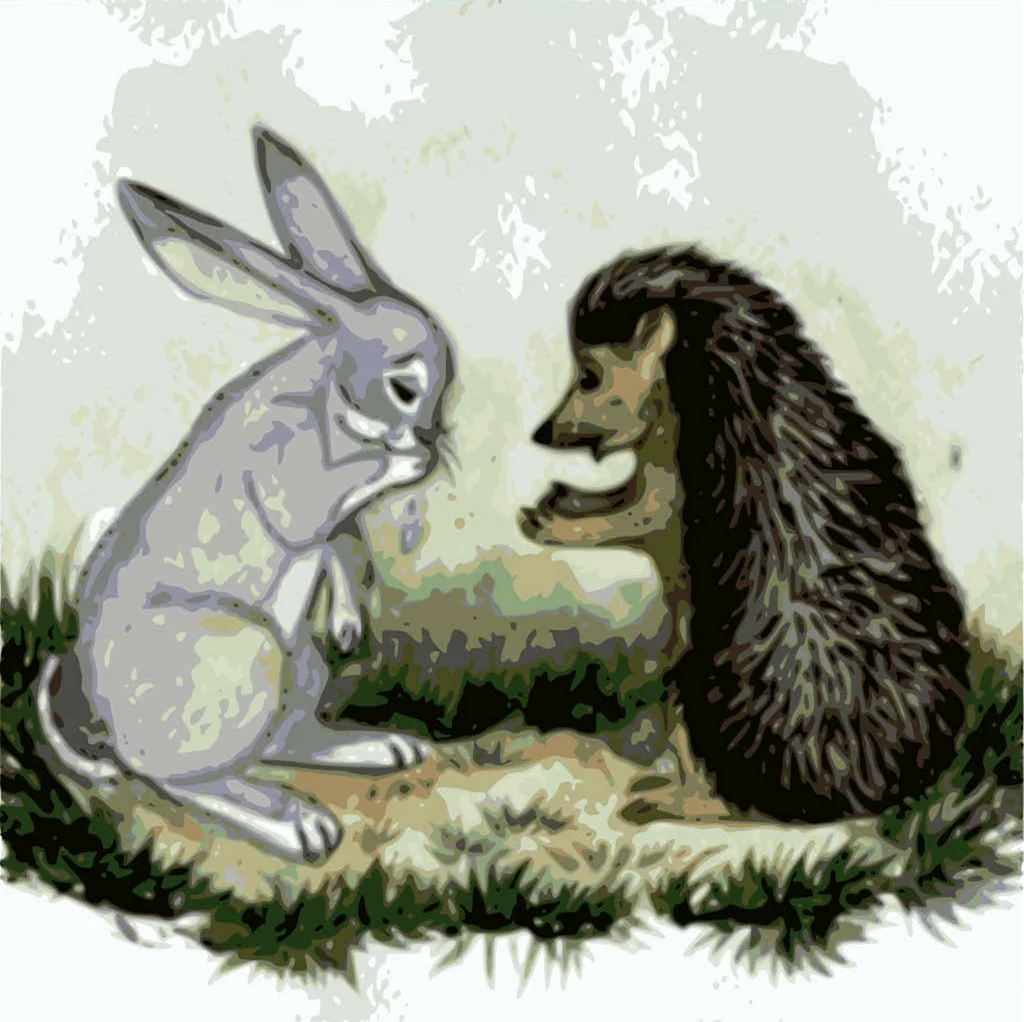 Ежик и заяц