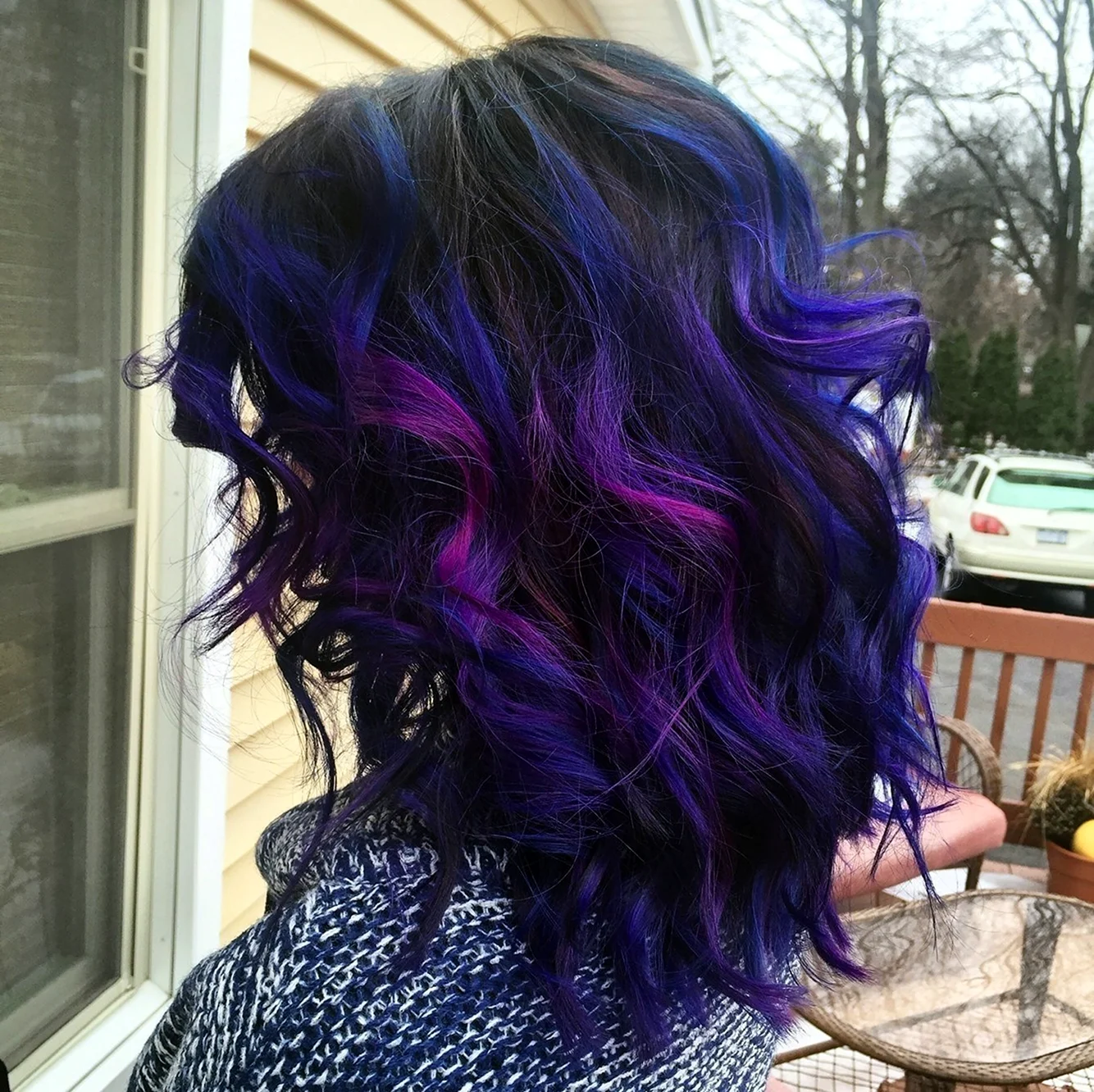 Феофилов с фиолетовыми волосами