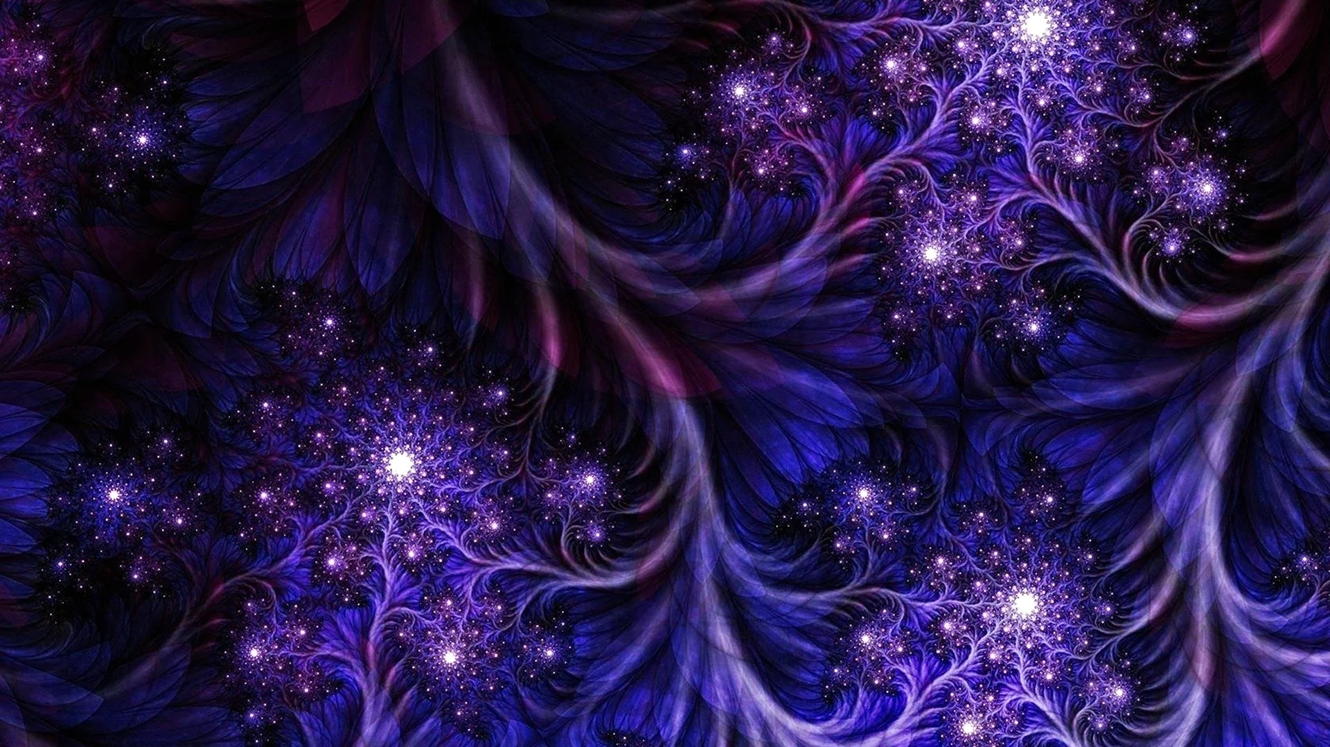 Фиолетовый фрактал