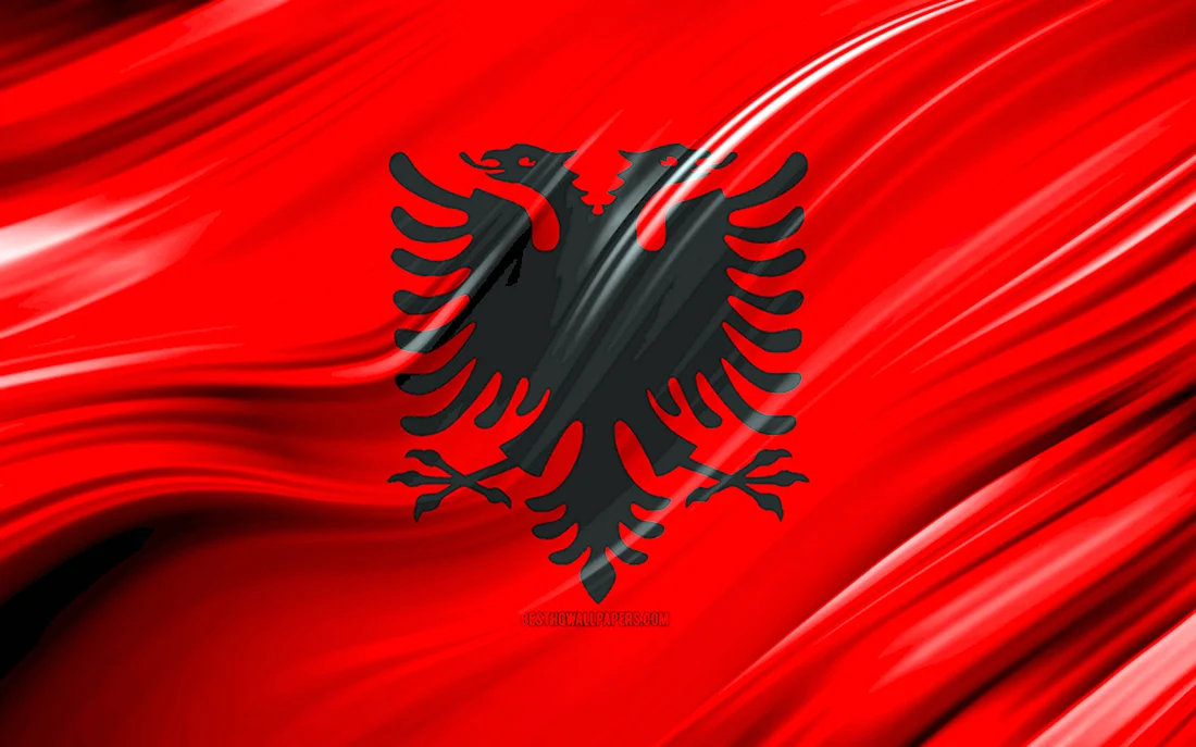 Флаг Албании 2021