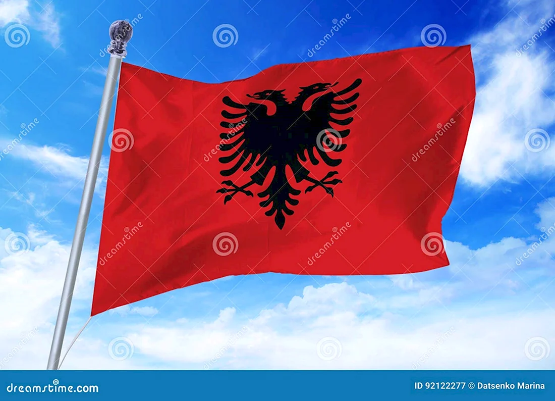 Флаг Албании фото