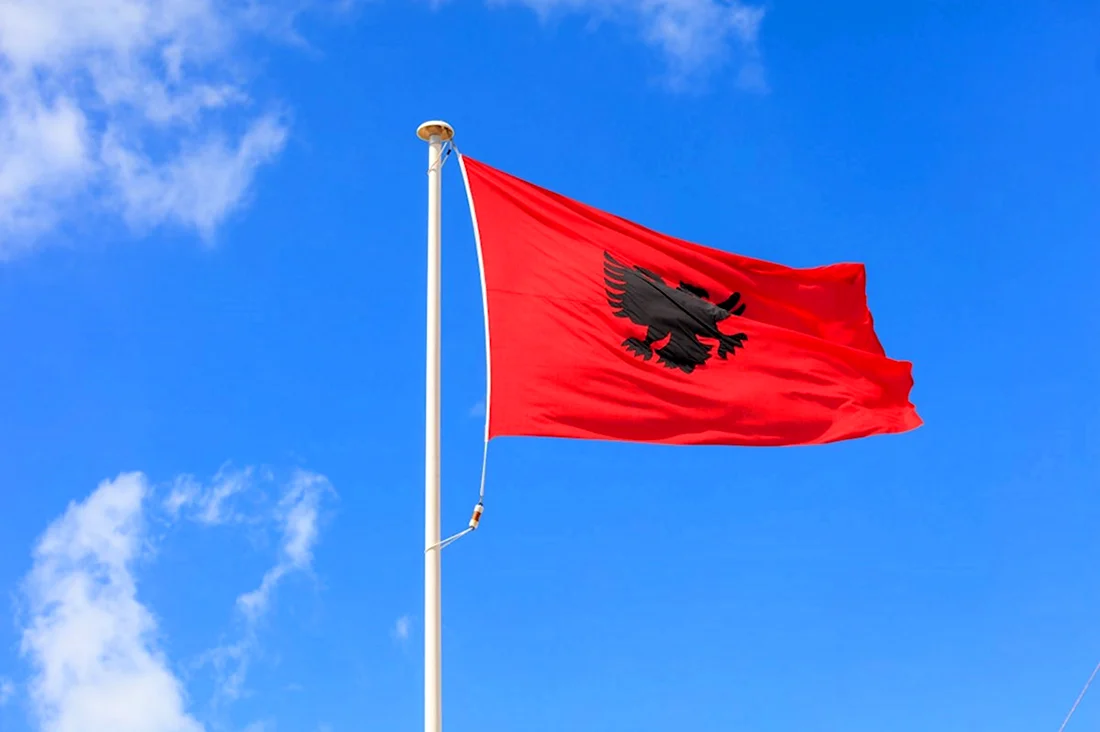 Флаг Албании фото