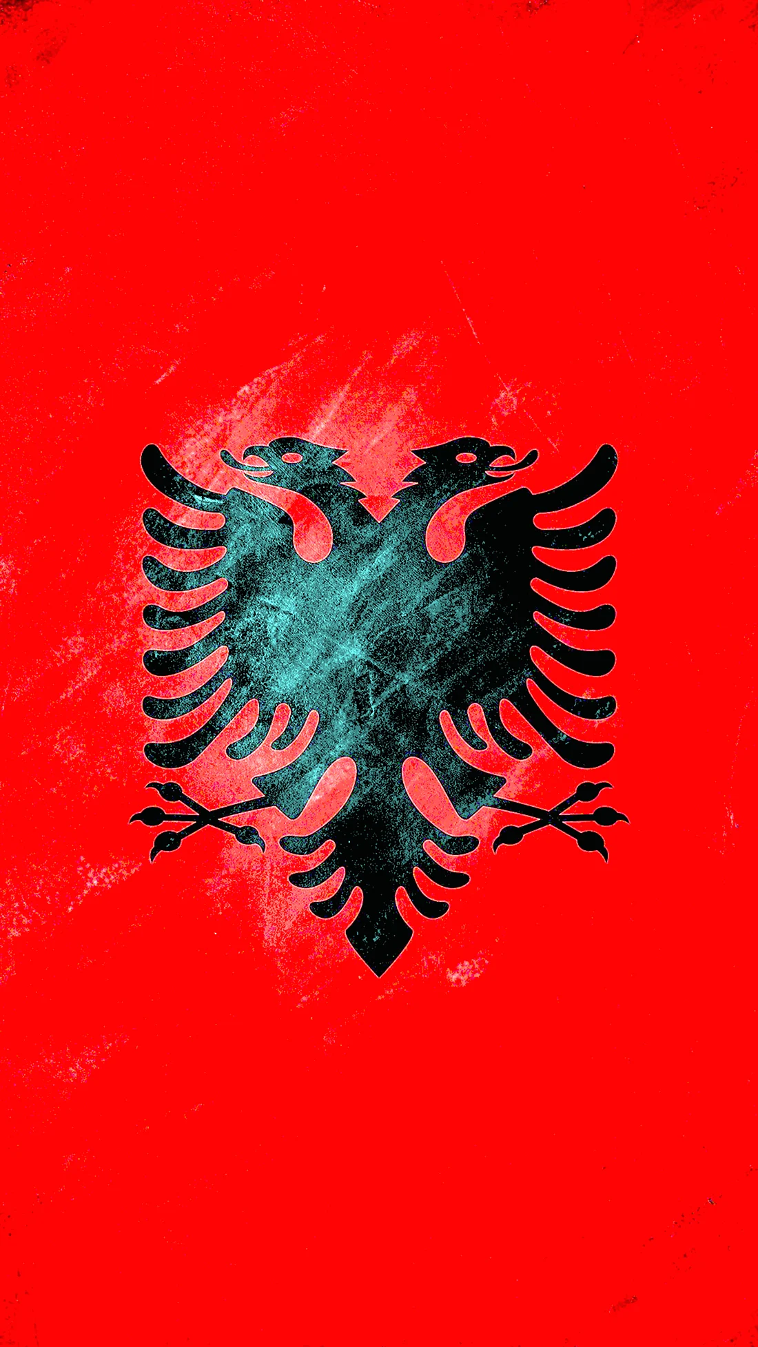 Флаг социалистической Албании