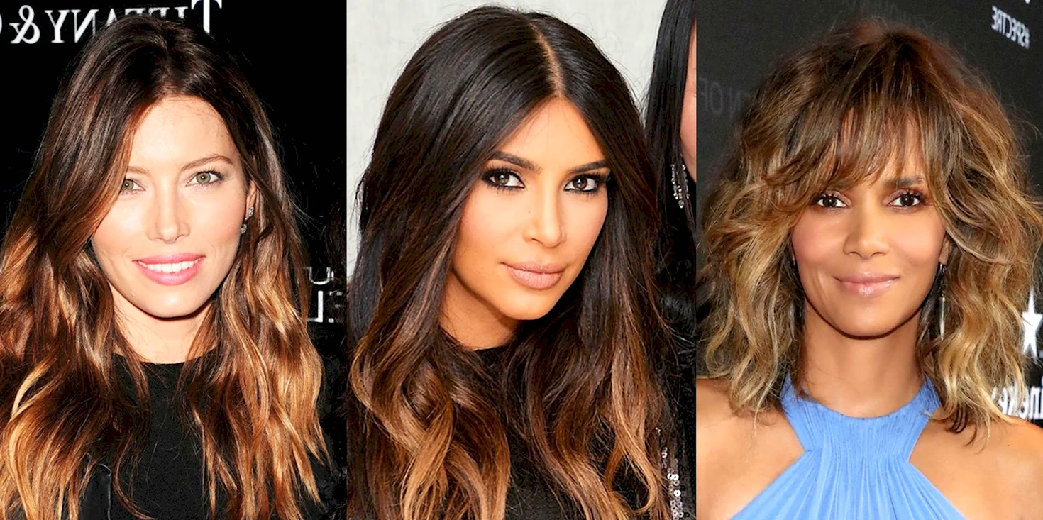 Французское окрашивание волос фото до и после