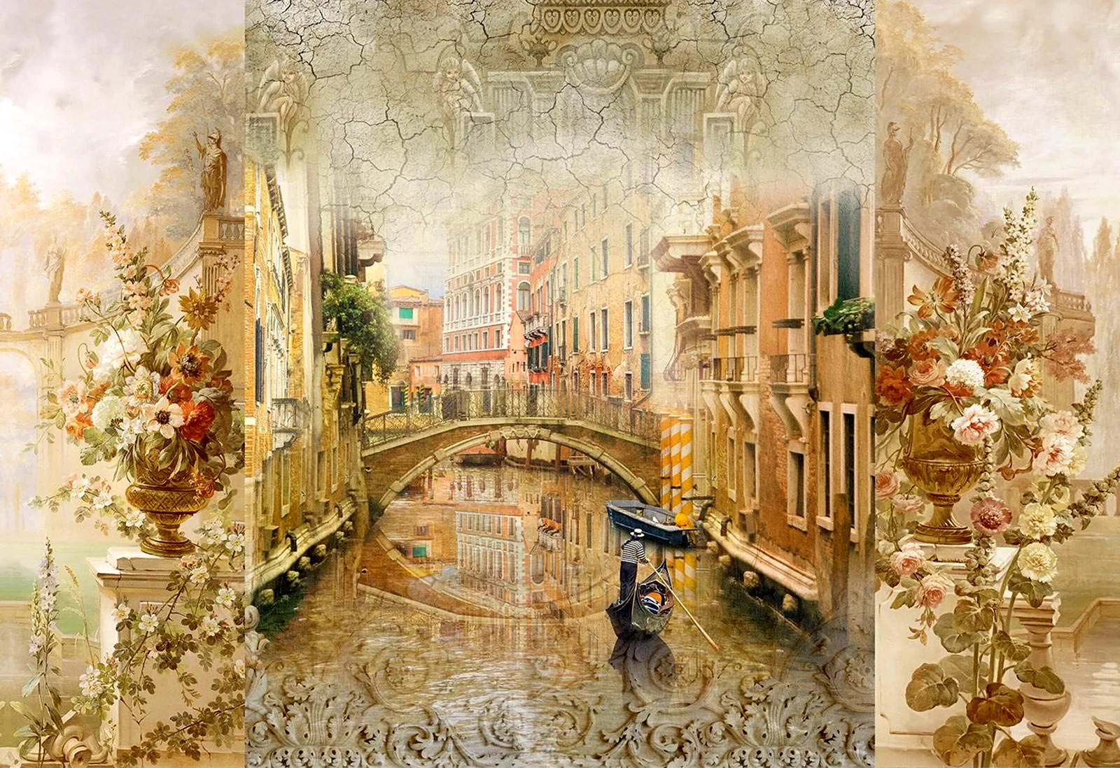 Фреска Италия Венеция