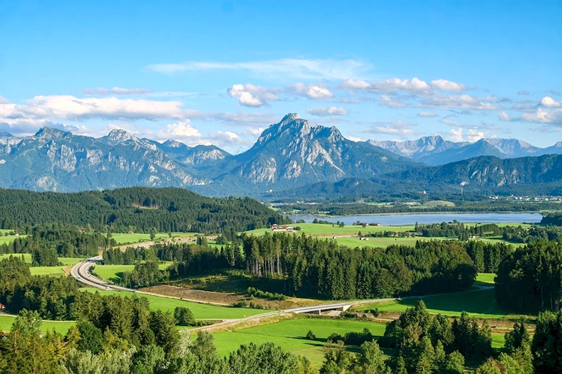 Германия Альпы Бавария