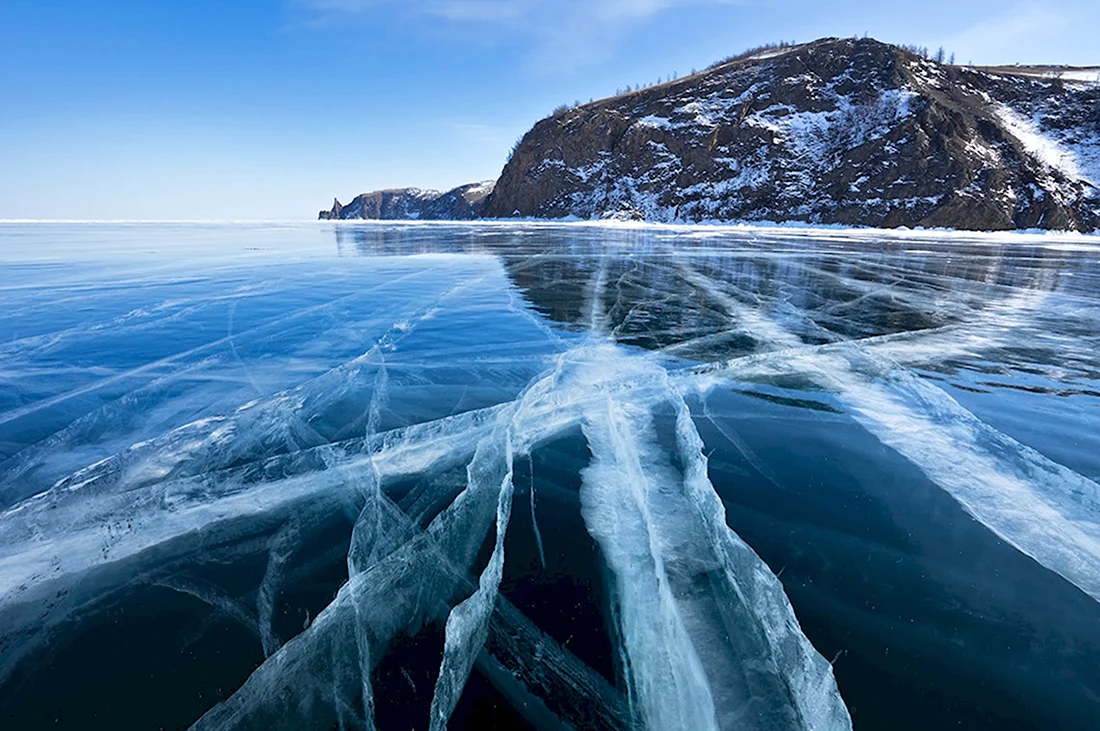 Глубокое озеро Байкал