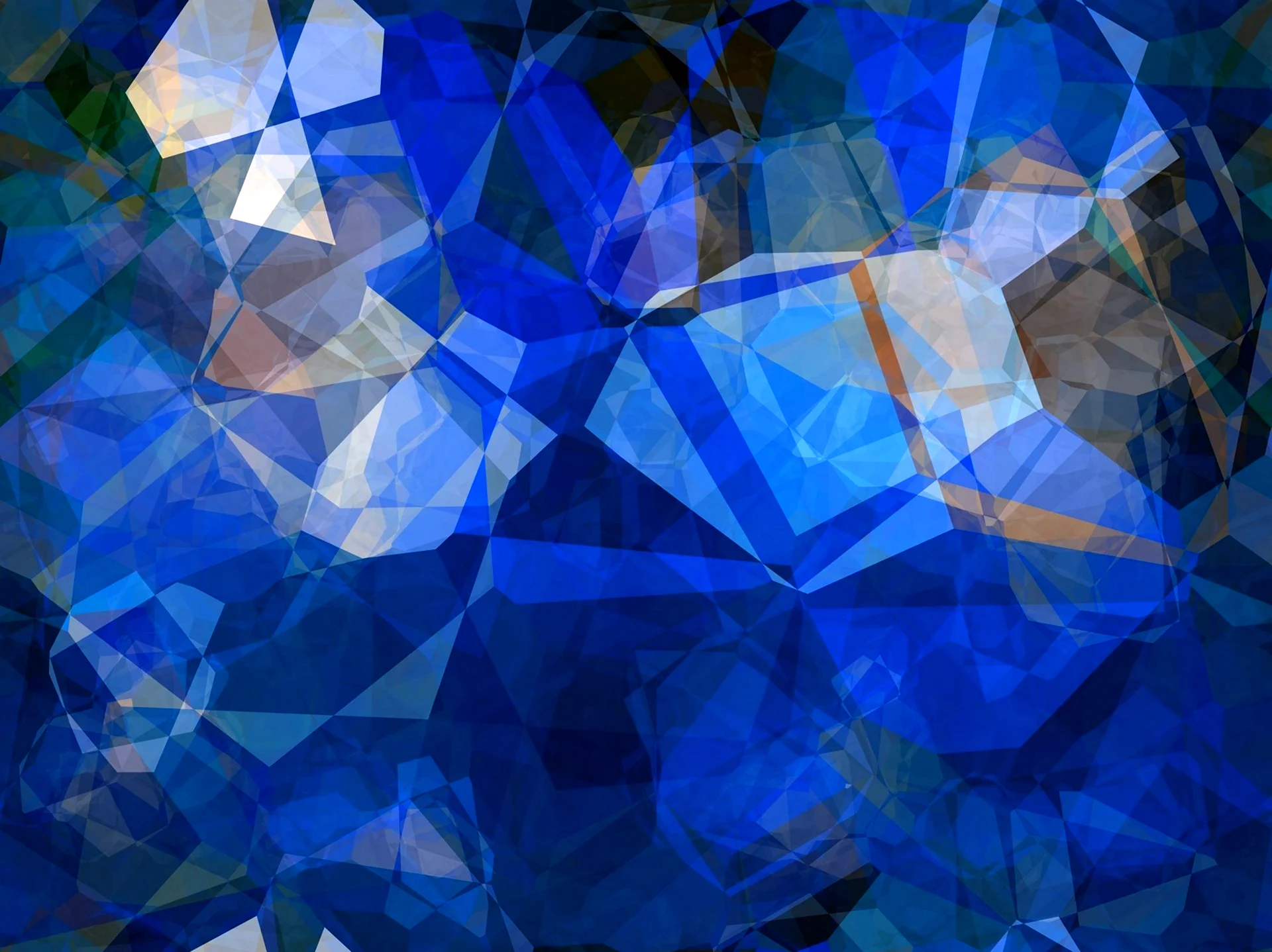 Голубая абстракция