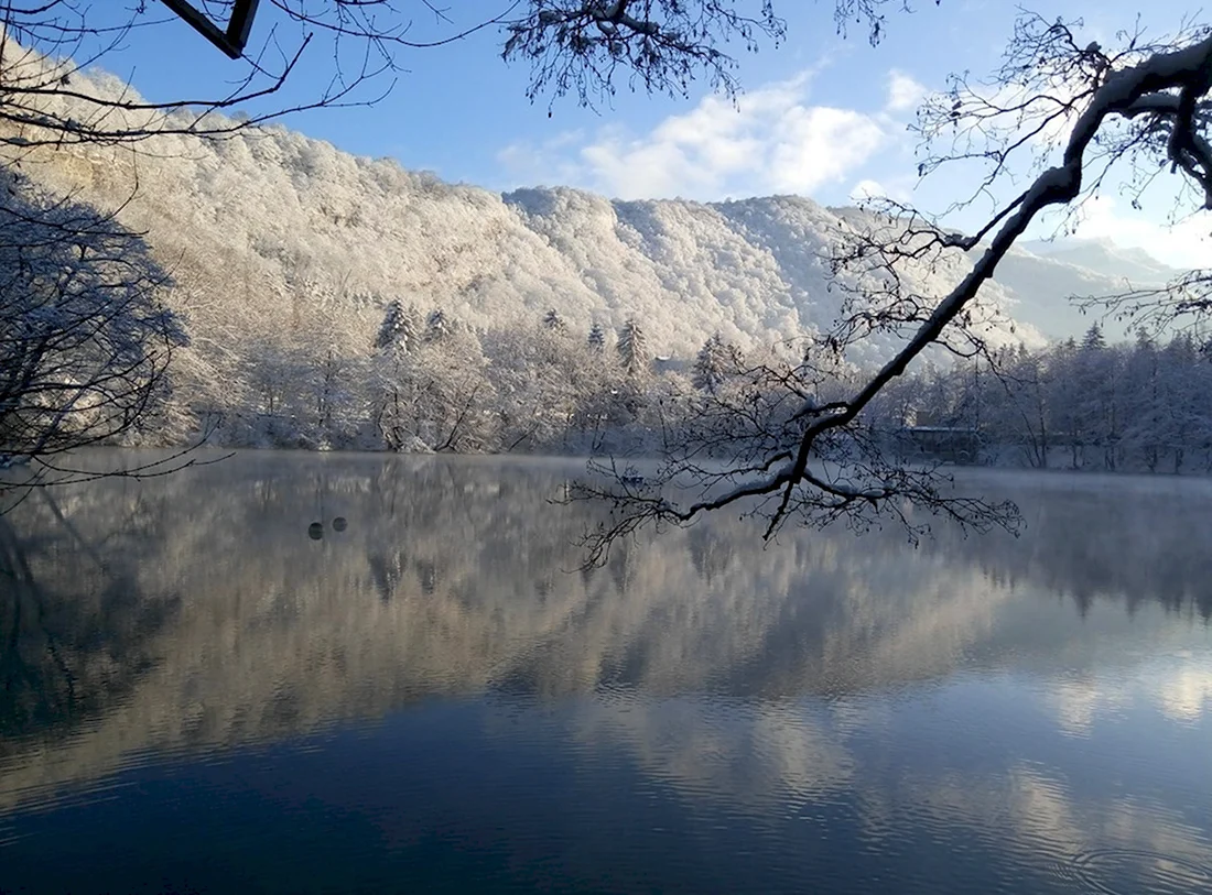 Голубое озеро Аушигер