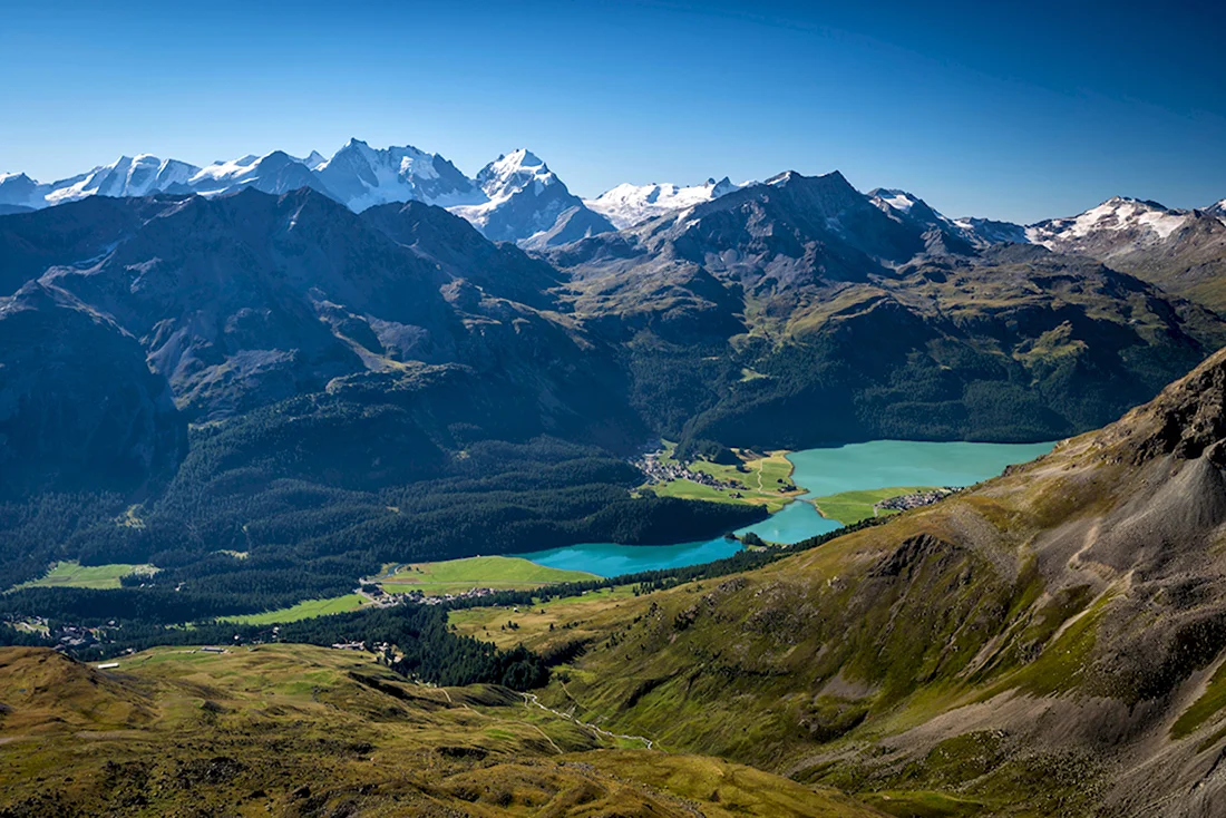 Горы Швейцарии 4k