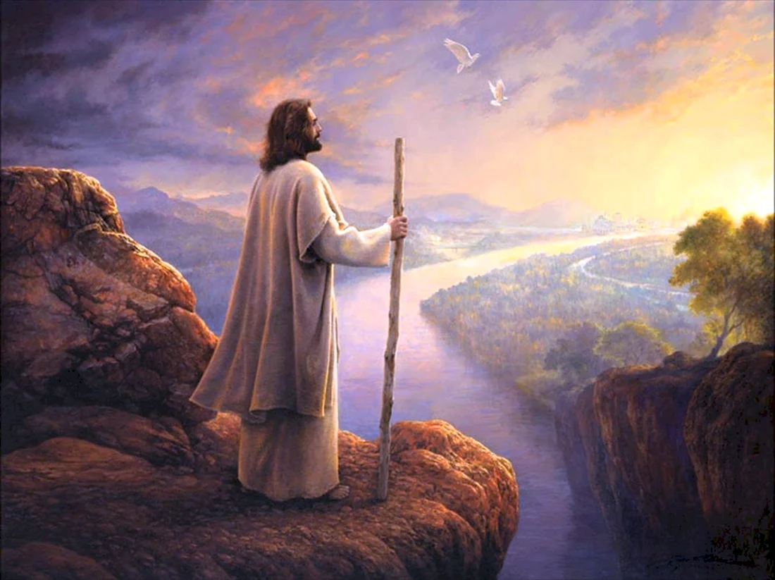 Грег Олсен картины Иисус