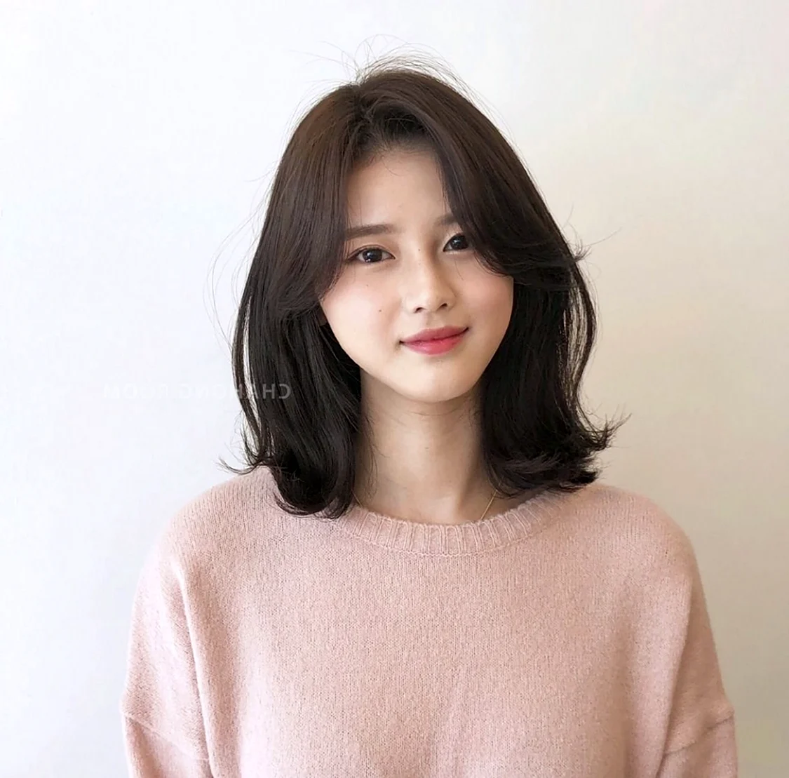 Haircut korean short средние волосы