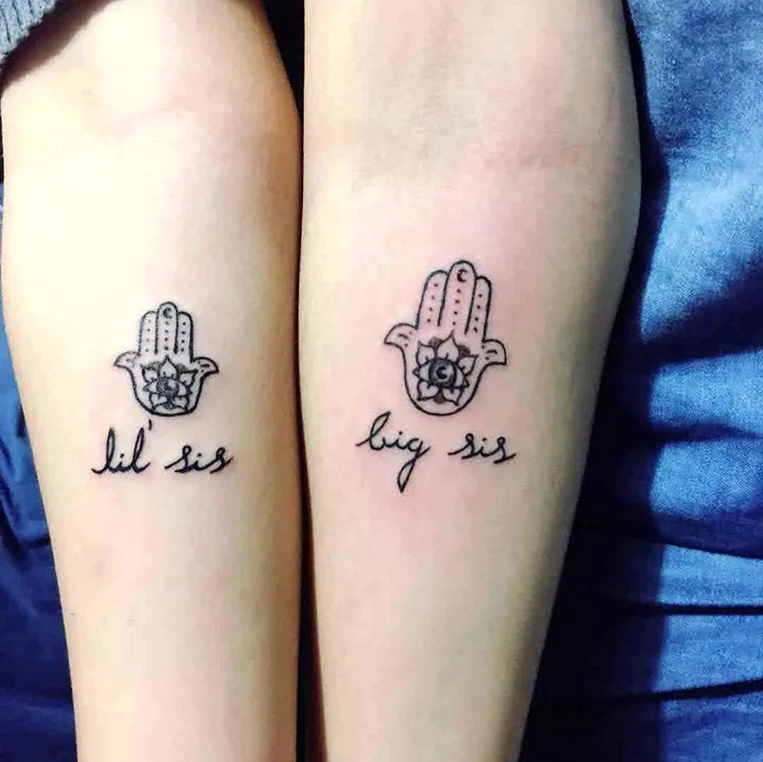 Идеи для парных татуировок для сестер