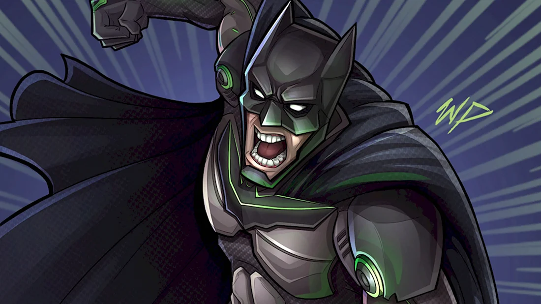 Injustice 2 Бэтмен без маски