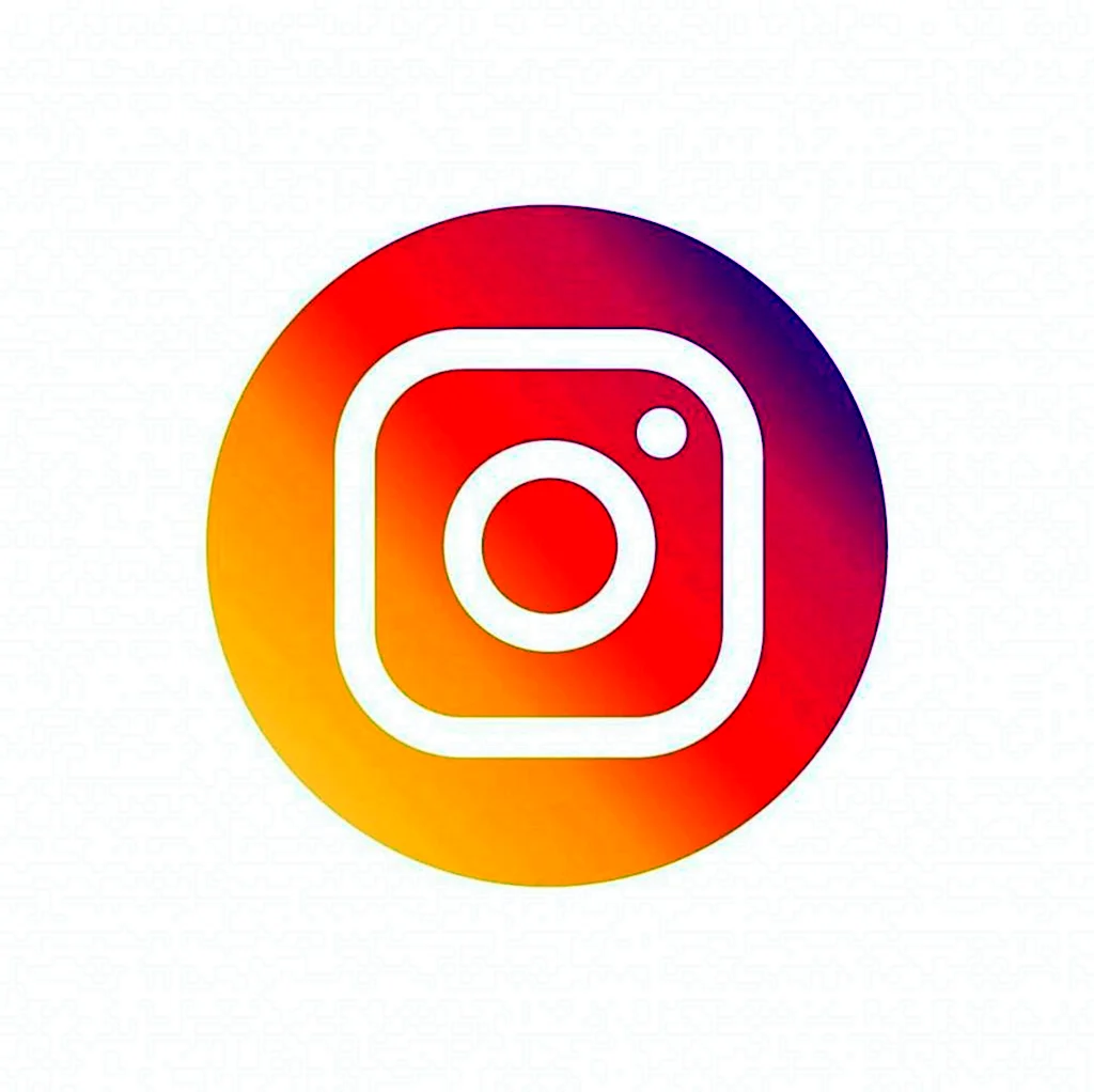 Instagram на прозрачном фоне