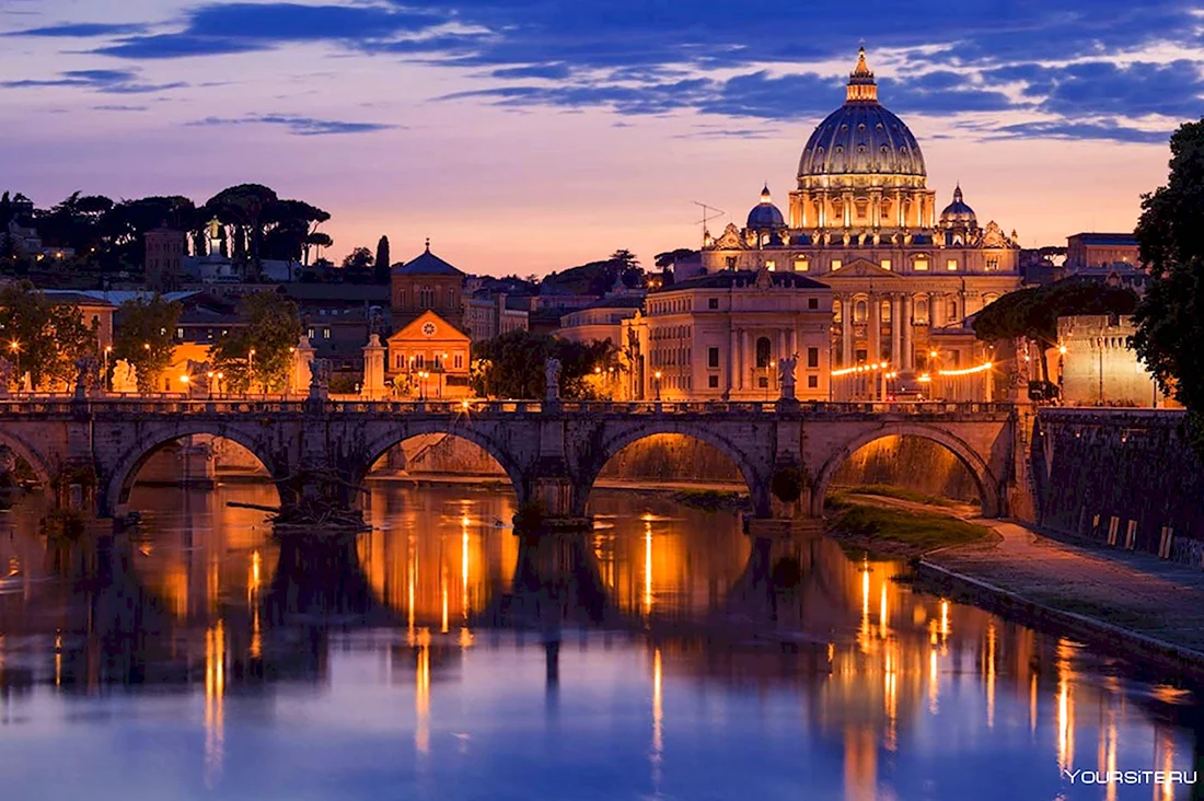 Италия самый популярный город Рим св Петра