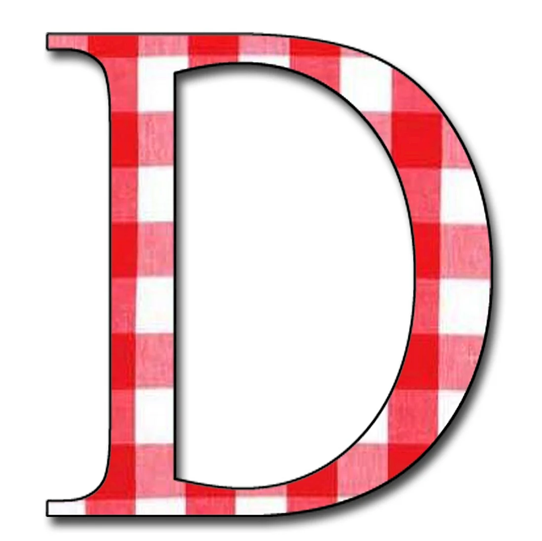 Изображение буквы d
