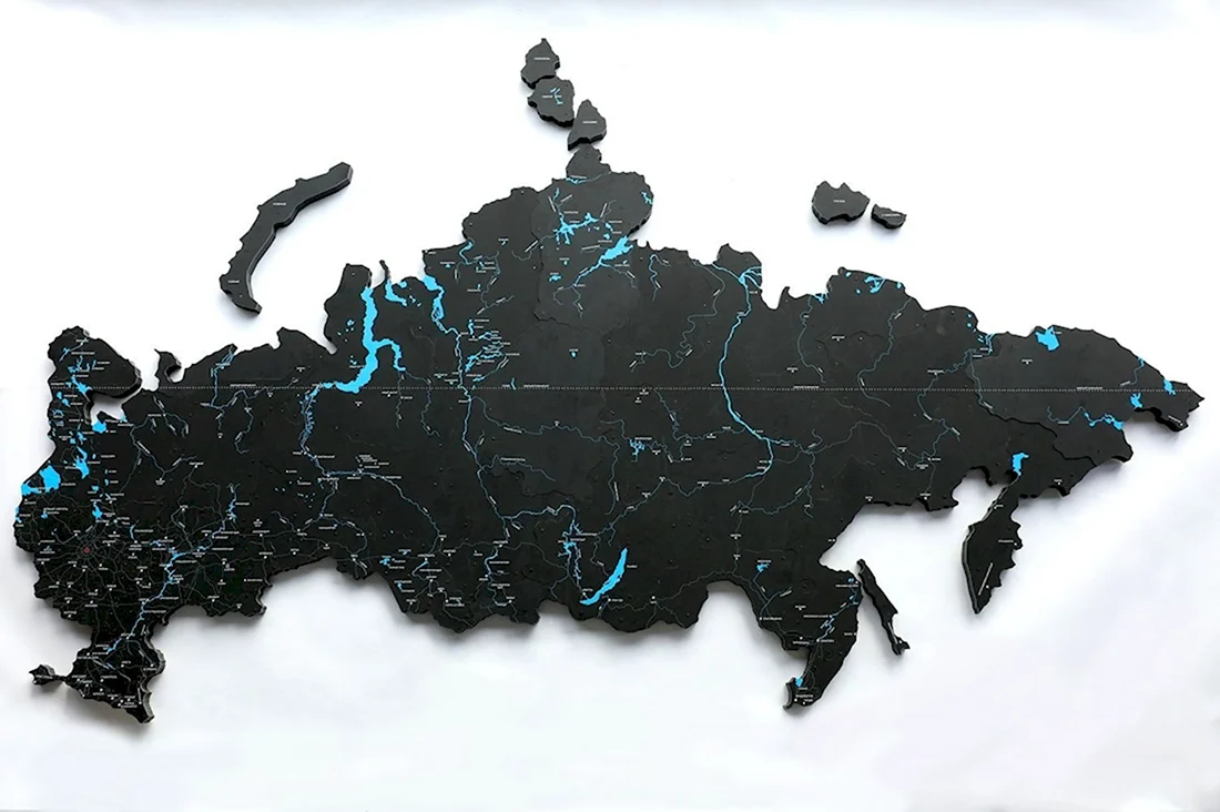 Карта России 3в