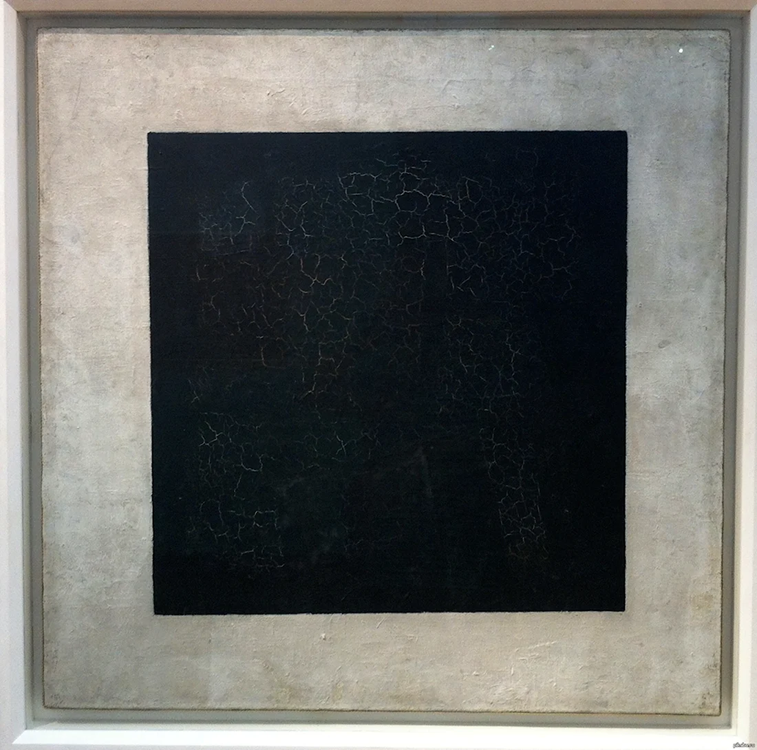 Картина Пикассо черный квадрат