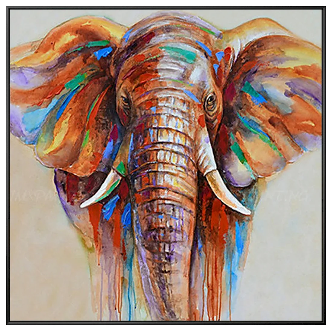 Картина слон хофф