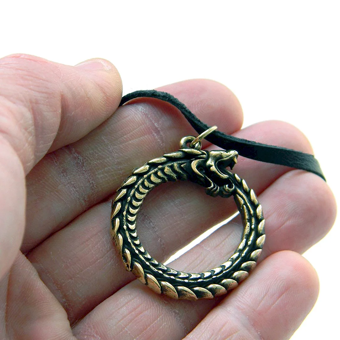 Кольцо Уроборос дракон