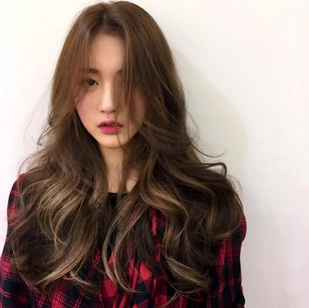 Кореянки с длинными волосами