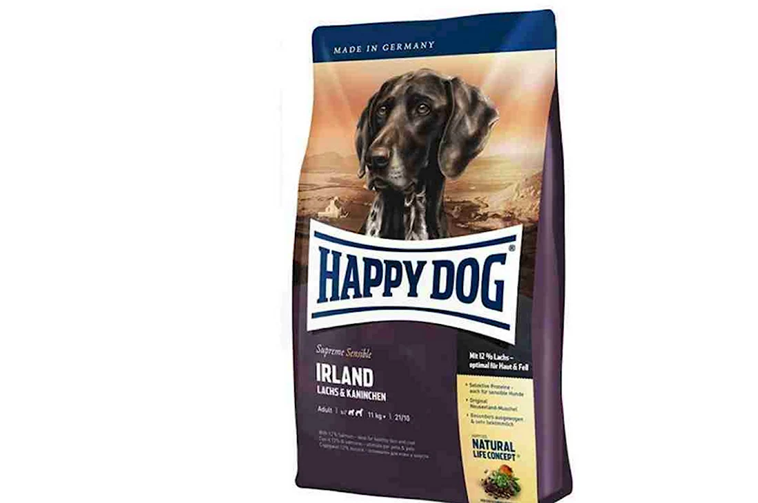 Корм для собак Happy Dog Supreme sensible Irland лосось кролик 12.5 кг
