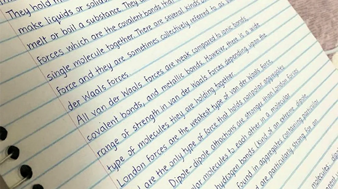 Красивый почерк на английском
