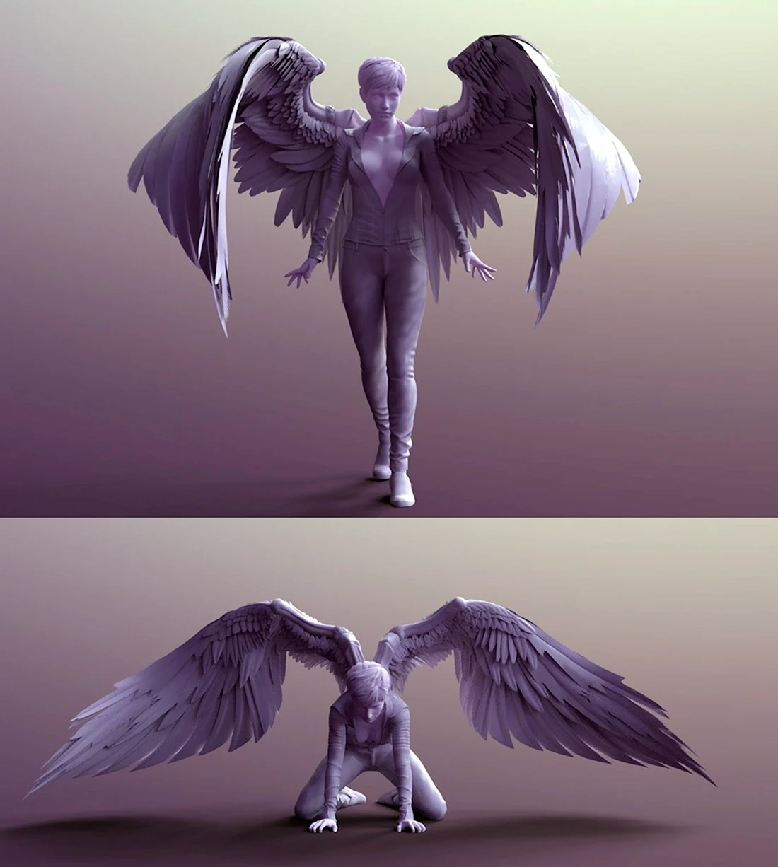 Крылья ангела референс
