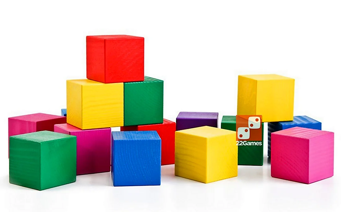 Кубики цветные Томик 20 шт.