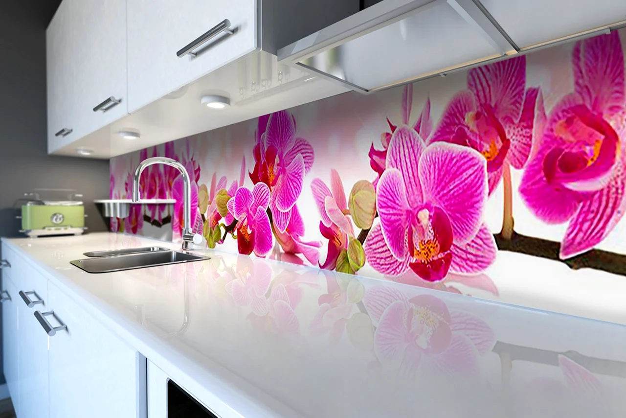 Кухонный фартук ПВХ Орхидея 600300015мм