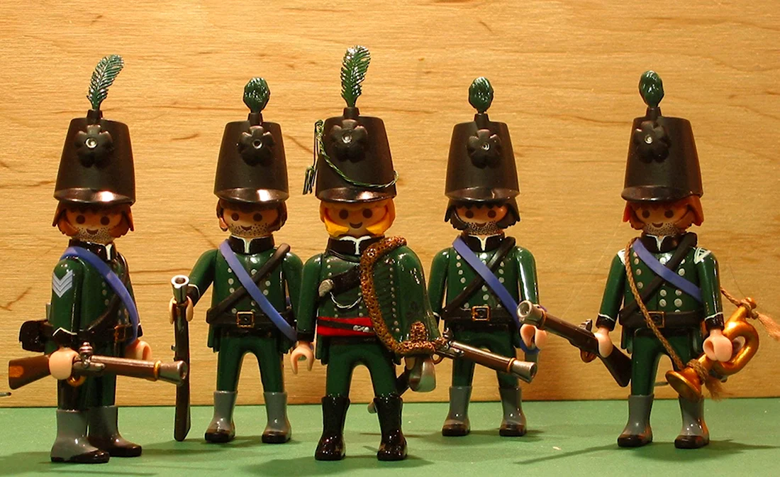 Лего Плеймобил солдаты