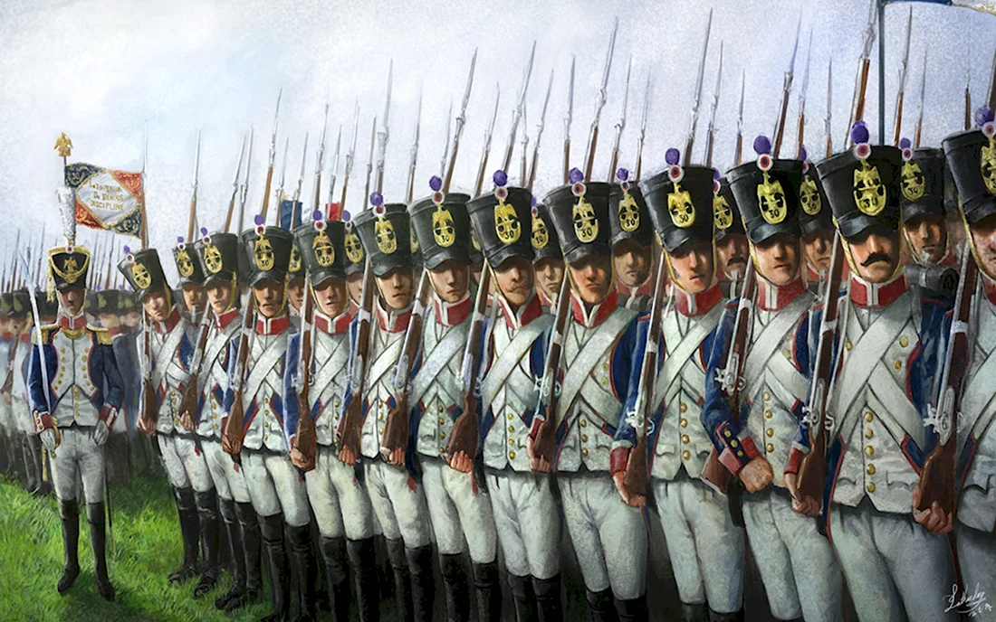Линейная пехота Наполеона 1812