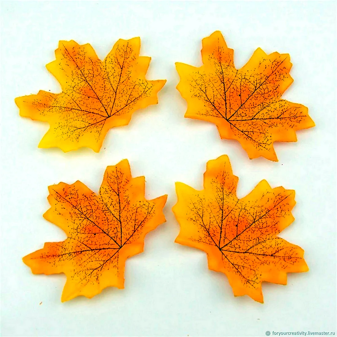 Листья желтые искусственные