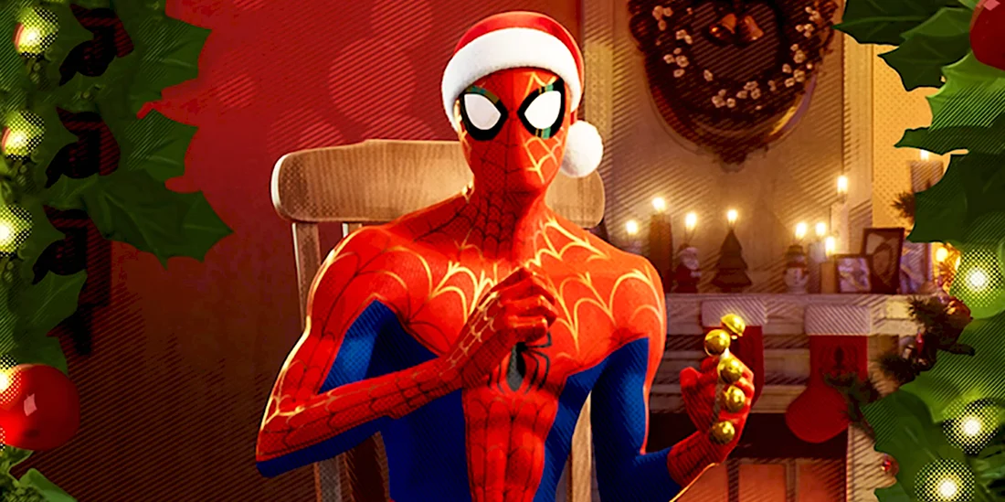 Марвел Рождество человек паук