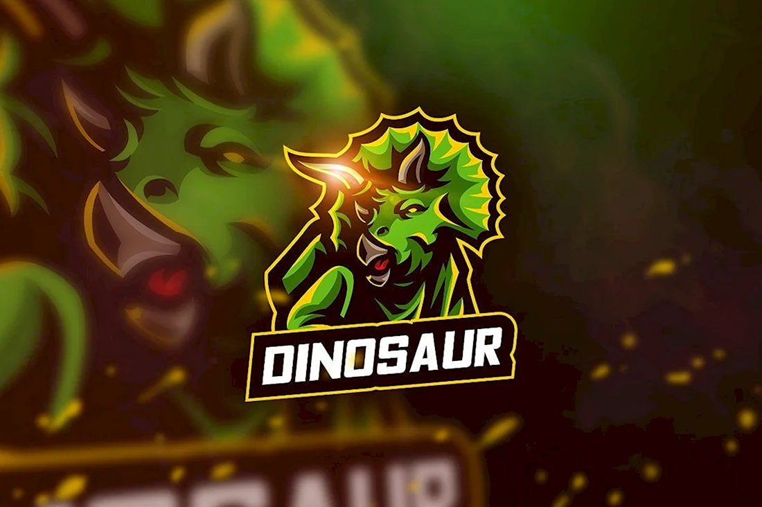 Mascot logo Dino