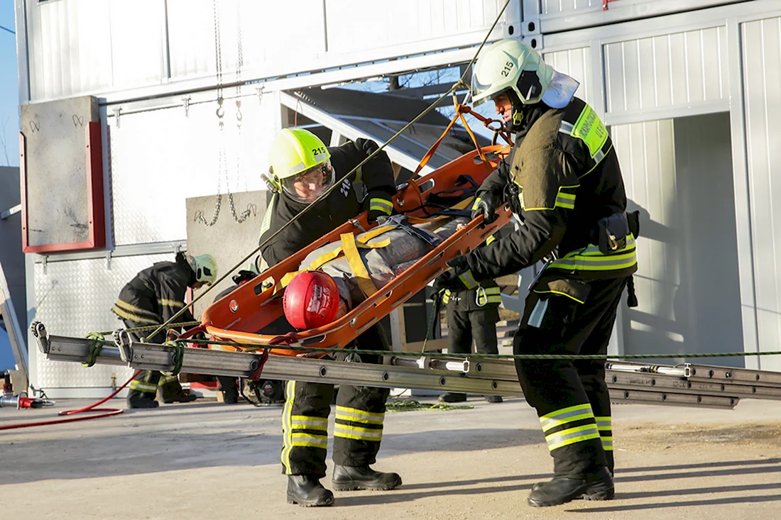МЧС России пожарные и спасатели