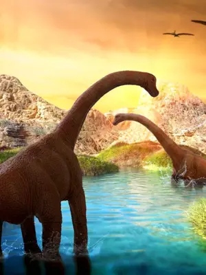 Мезозойская Эра Брахиозавры