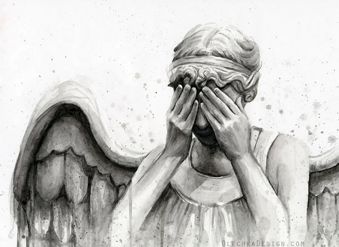 Микеланджело Плачущий ангел