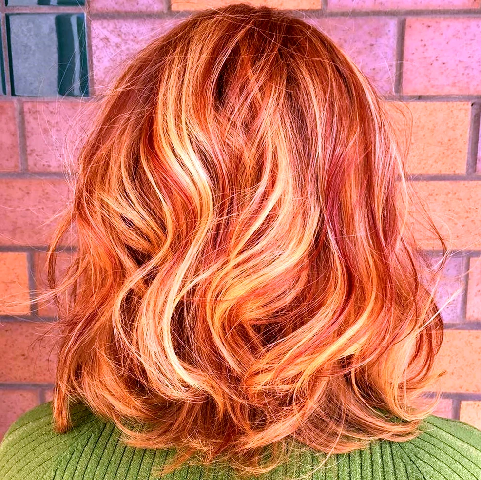 Милирование на Рыжик волосы